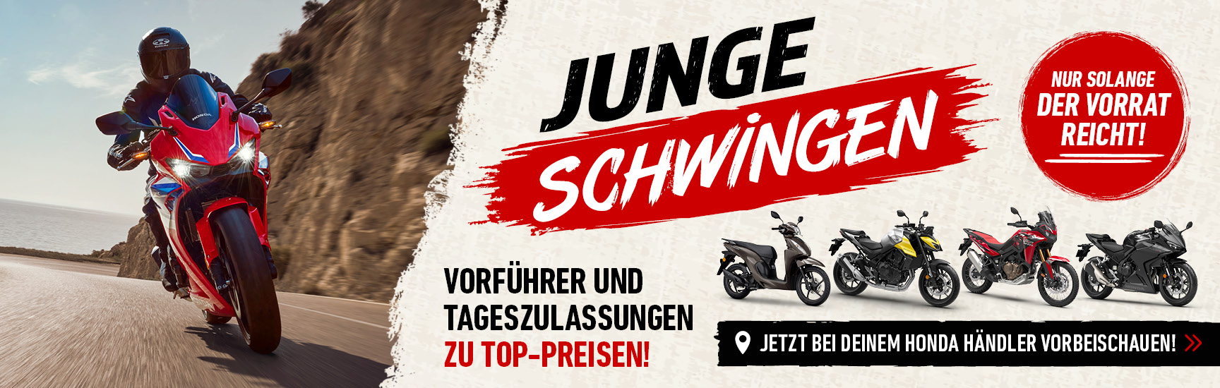 Aktionsangebot für Honda die Jungen Schwingen
